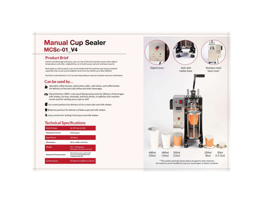 Cup sealing machine- V01