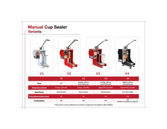 Cup sealing machine- V02