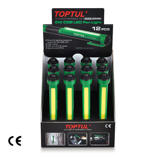 5W COB LED Pen Light Set W/Display Box
